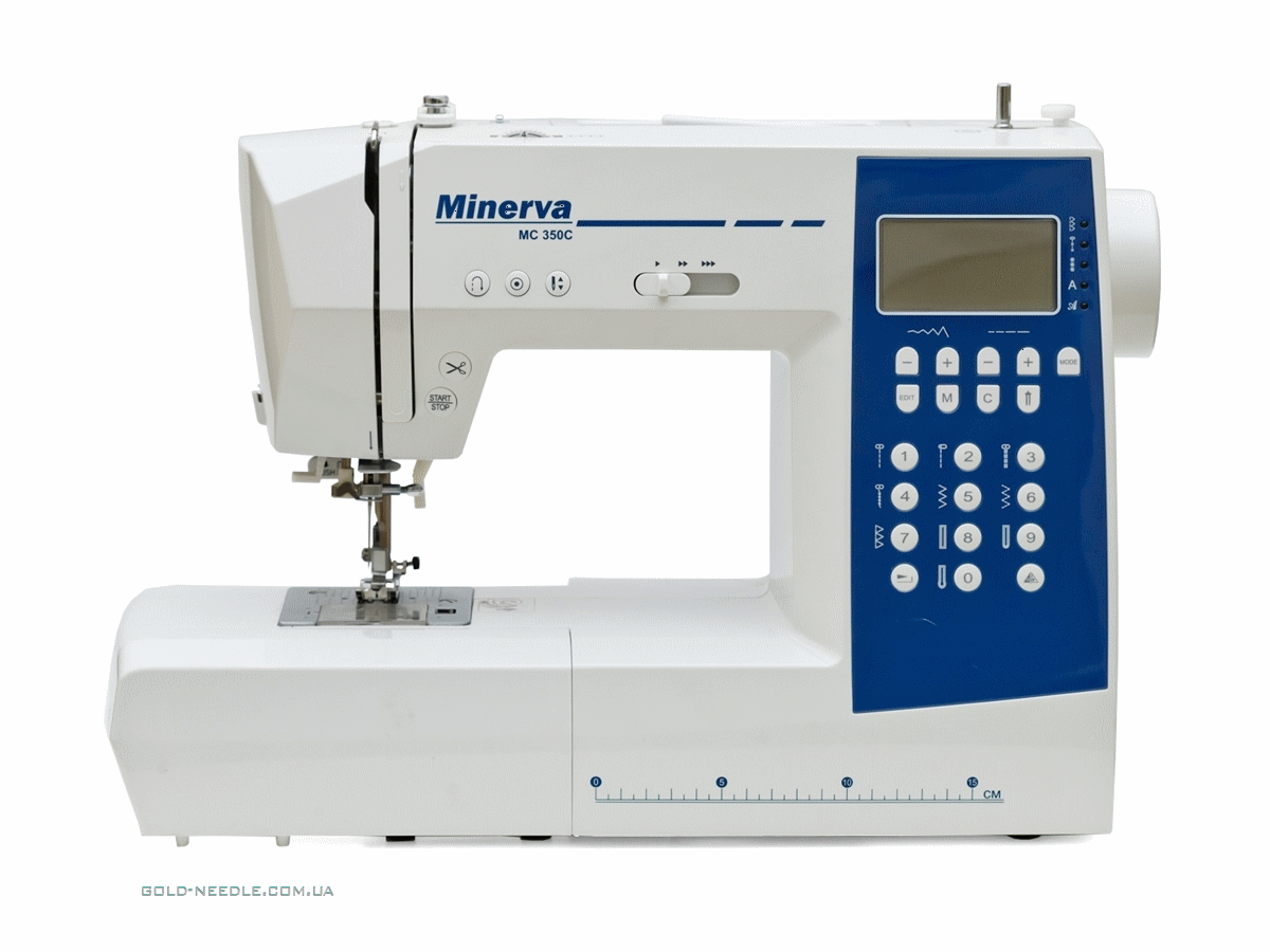 Комп'ютеризована побутова швейна машина Minerva MC350C