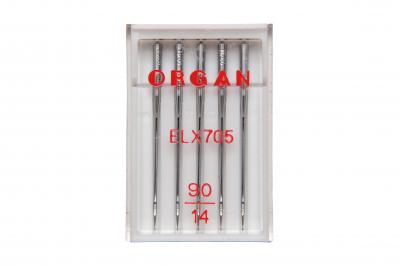 трикотажные иглы Organ ЕLх705 №90 для бытовых швейных машин