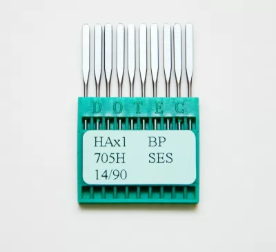 Иглы для бытовых швейных машин и оверлоков Dotec НАх1 130/705Н №90
