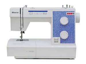 электромеханическая бытовая швейная машина Minerva Denim 14