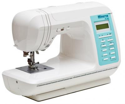 комп'ютеризована швейна машина Minerva MC 200E з підключенням вишивального блоку EU-2R