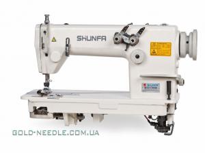 двухигольная промышленная швейная машина цепного стежка Shunfa SF 3900-2