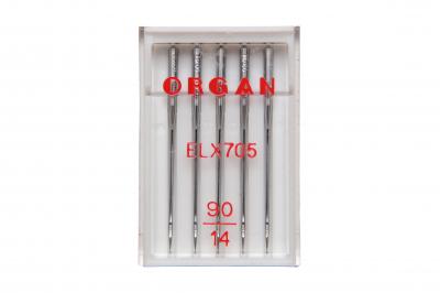 трикотажные иглы Organ ЕLх705 №90 для бытовых швейных машин