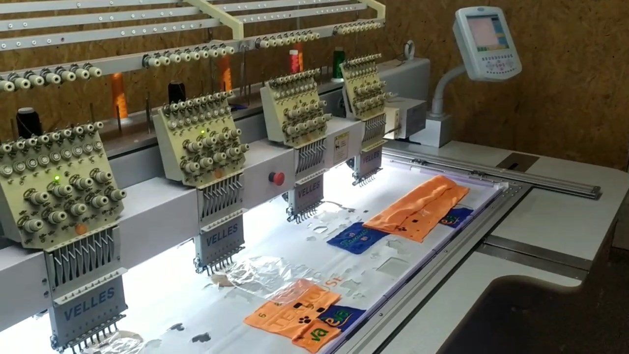 вишивальна машина промислова веллес